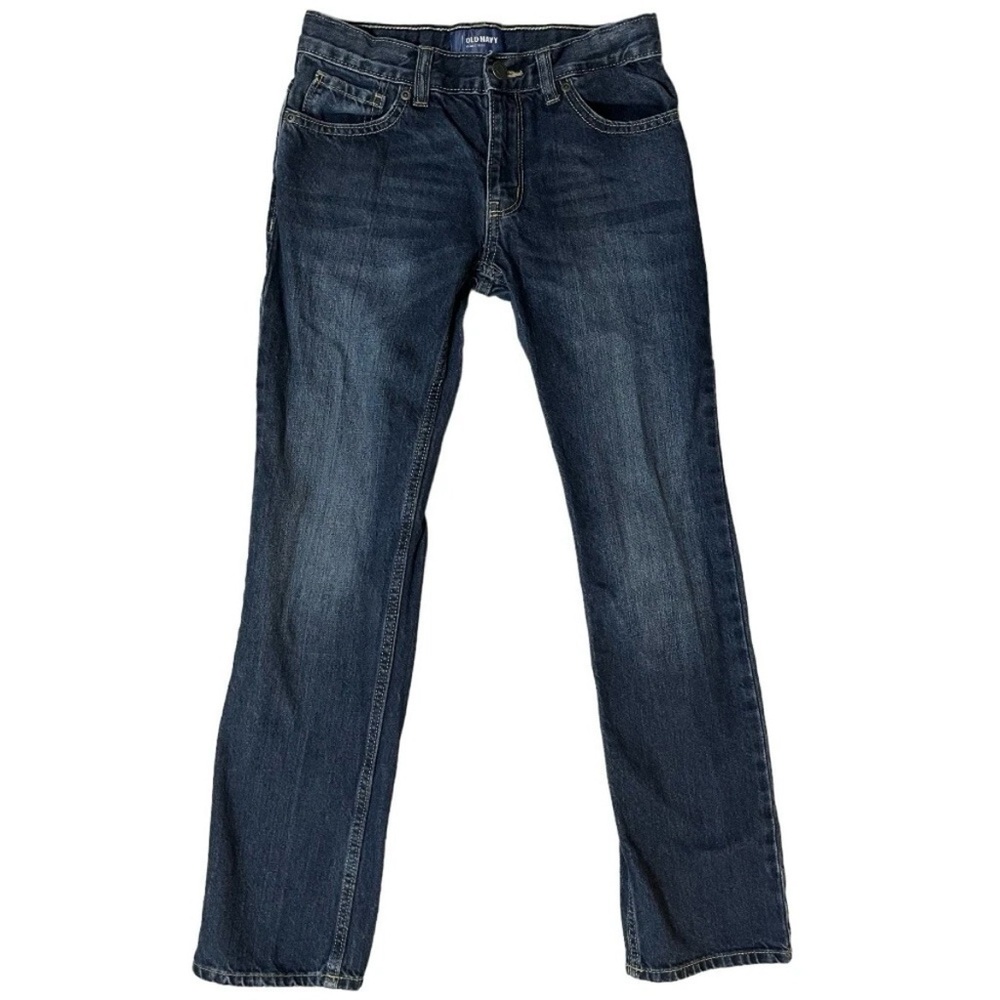 Old Navy Kids 12 Slim Jeans Adjustable Waist Medium Wash Cotton